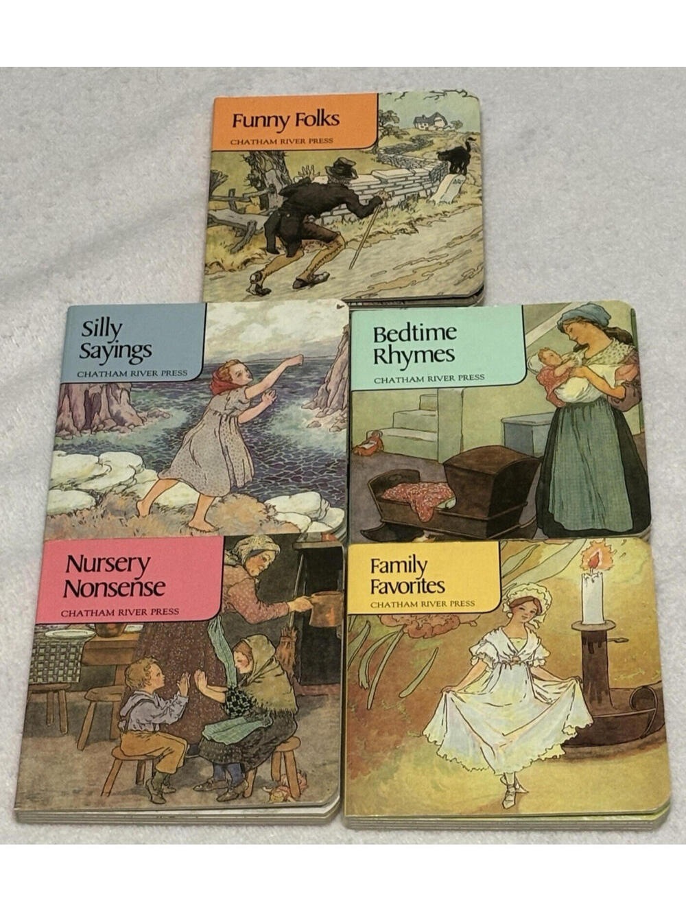 Little Treasury of Nursery Rhymes Derrydale Books || Lot of 5 VTG